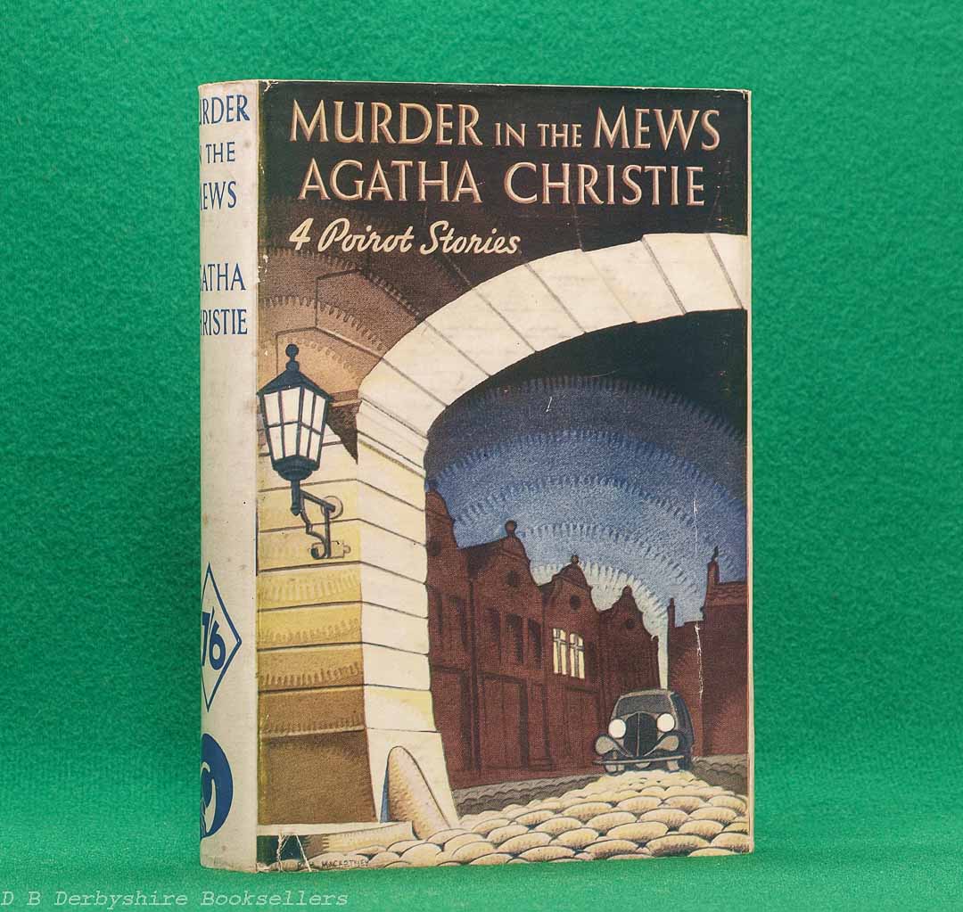 Murder in the Mews by Agatha Christie | Odhams, reprint 1938 | dustwrapper by R. H. Macartney