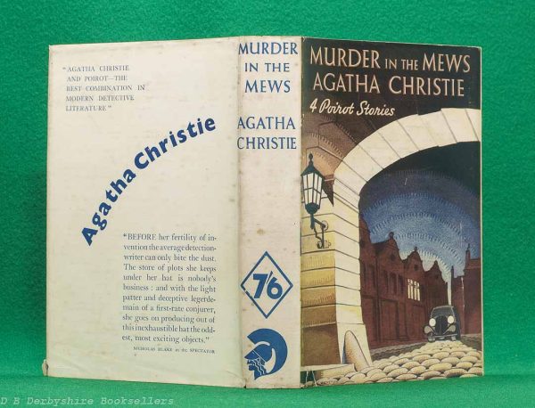 Murder in the Mews by Agatha Christie | Odhams, reprint 1938 | dustwrapper by R. H. Macartney