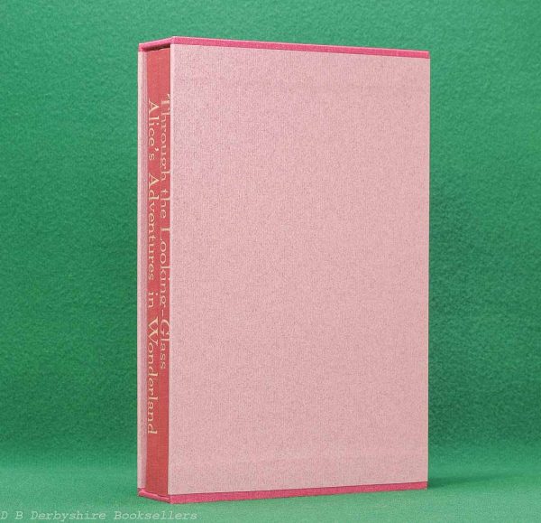 Alice's Adventures in Wonderland and Through the Looking Glass | Lewis Carroll | The Folio Society, 1992 | illustrated by John Tenniel | Custom Slipcase in Fuscia and Pink