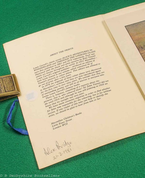 John Tenniel's Alice | Macmillan, [1980]| Sixteen Prints in Colour