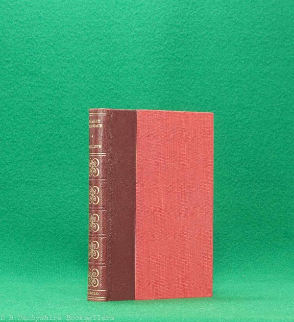 Framley Parsonage by Anthony Trollope | Oxford University Press, 1951 | The World's Classics | Quarter Leather Binding