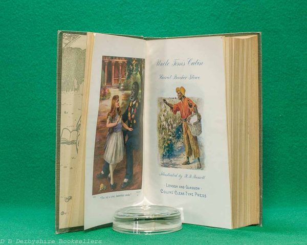 Uncle Tom's Cabin by Harriet Beecher Stowe | Collins' Clear-Type Press, circa 1910 | illustrated by R. R. Russell