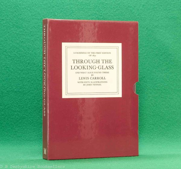 Through the Looking-Glass | Lewis Carroll | Macmillan, facsimile 1984 | illustrated by John Tenniel | Leather Binding in a Slipcase Through the Looking-Glass | Lewis Carroll | Macmillan, facsimile 1984 | illustrated by John Tenniel | Leather Binding in a Slipcase