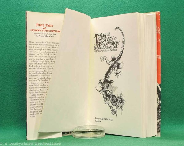 Poe's Tales of Mystery & Imagination | Book Club Associates, 1979 | illustrated by Arthur Rackham