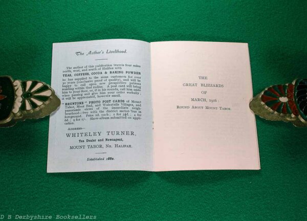 The Great Blizzards of March, 1916: round about Mount Tabor by Whiteley Turner | The Halifax Courier, 1916 The Great Blizzards of March, 1916: round about Mount Tabor by Whiteley Turner | The Halifax Courier, 1916