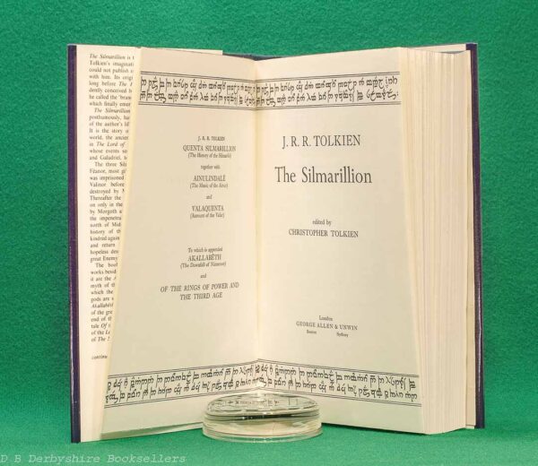 The Silmarillion by J. R. R. Tolkien | George Allen & Unwin, 1st edition 1977 | edited by Christopher Tolkien