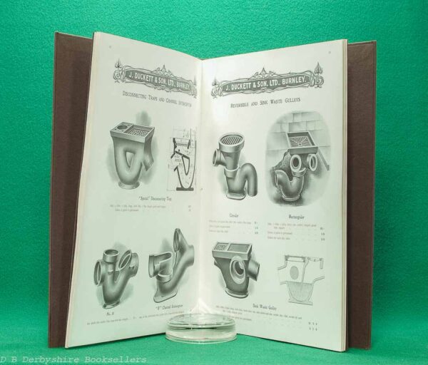 Drainage Specialities | J. Duckett & Son, Ltd., Sanitary Ware Works, Burnley, Lancashire | Trade Catalogue | May 1914