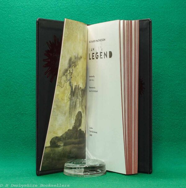 I Am Legend by Richard Matheson | The Folio Society, 2018 | introduction by Joe Hill | illustrated by Dave McKean | Leather Bound | Limited Edition