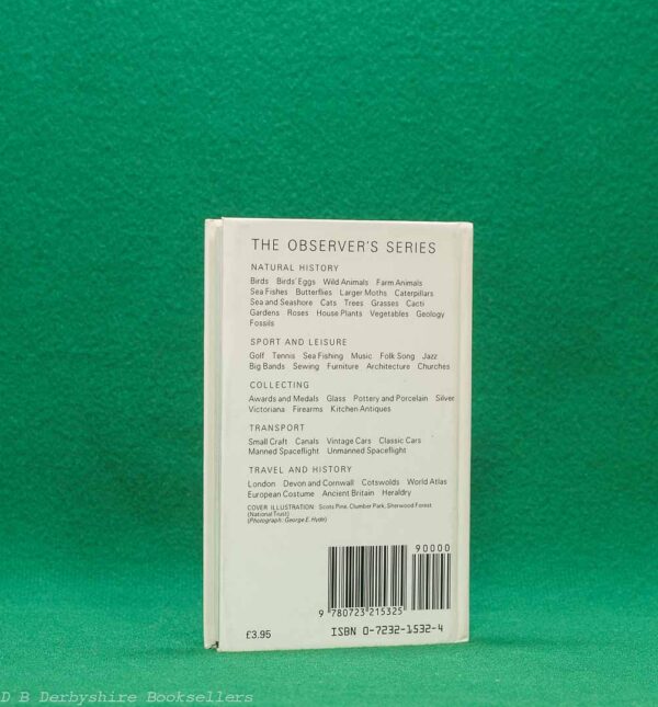 The Observer's Book of Trees by Herbert L. Edlin | Frederick Warne, reprint 1985 | Smooth Laminated Boards | Variant Printing