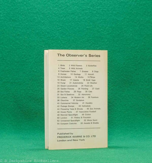 The Observer's Book of British Awards and Medals by Edward C. Joslin | Frederick Warne & Co. Ltd / J. B. Hayward & Son, 1st edition 1974 | Hayward Variant