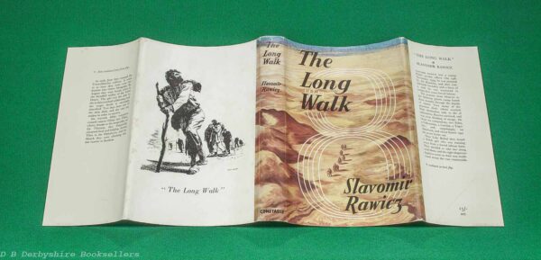 The Long Walk by Slavomir Rawicz | The Book Society in association with Constable and Company Ltd, 1st editon 1956 | Signed