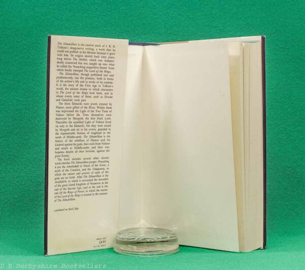 The Silmarillion by J. R. R. Tolkien | George Allen & Unwin, fourth impression 1977 | edited by Christopher Tolkien