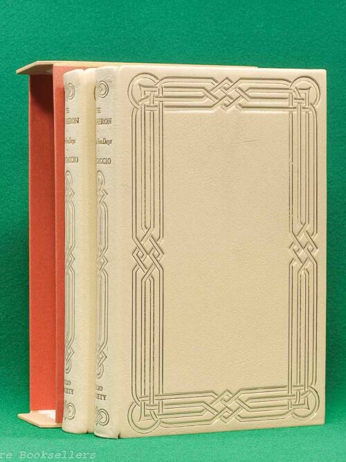 The Decameron | The Folio Society, 1969 | Two Volumes in Custom Slipcase | Cream Leather Binding | Special Publication