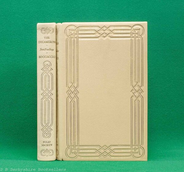 The Decameron | The Folio Society, 1969 | Two Volumes in Custom Slipcase | Cream Leather Binding | Special Publication