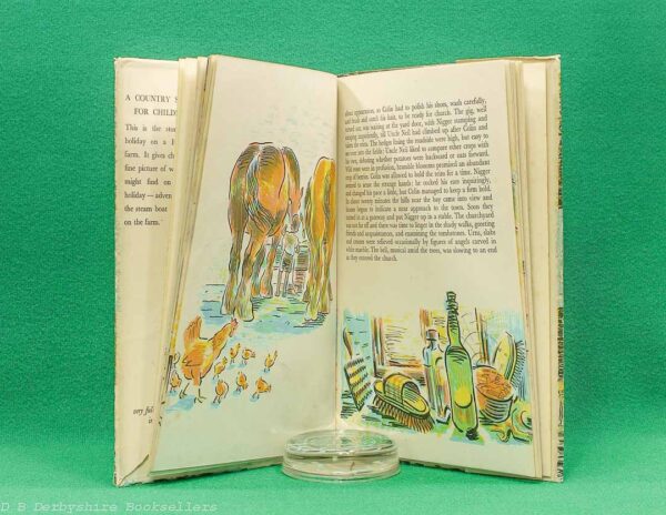 Brae Farm written and lithographed by Tom Gentleman | Transatlantic Arts Co. Ltd, 1st edition 1945 | The Curwen Press | in a dustwrapper