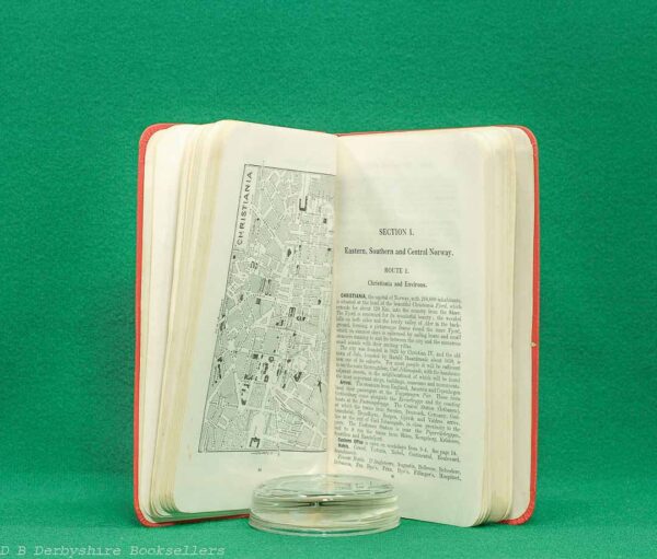 Bennett's Handbook for Travellers in Norway | 1913 | Thirtieth Edition, Revised | fold-out map of Norway Bennett's Handbook for Travellers in Norway | 1913 | Thirtieth Edition, Revised | fold-out map of Norway