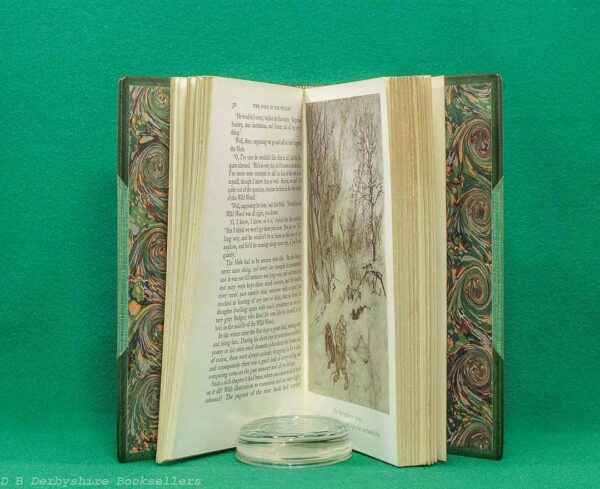 The Wind in the Willows by Kenneth Grahame | Methuen & Co. Ltd, reprint 1956 | introduction by A. A. Milne | illustrated by Arthur Rackham | Zaehnsdorf Leather Binding The Wind in the Willows by Kenneth Grahame | Methuen & Co. Ltd, reprint 1956 | introduction by A. A. Milne | illustrated by Arthur Rackham | Zaehnsdorf Leather Binding