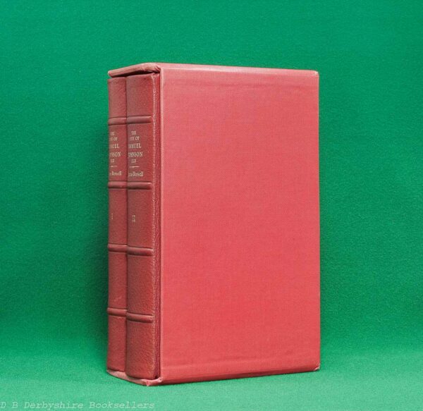 The Life of Samuel Johnson by James Boswell | The Folio Society, 1968 | Two Volumes in Red Leather Bindings The Life of Samuel Johnson by James Boswell | The Folio Society, 1968 | Two Volumes in Red Leather Bindings
