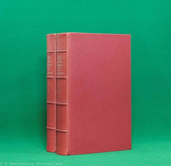 The Life of Samuel Johnson by James Boswell | The Folio Society, 1968 | Two Volumes in Red Leather Bindings The Life of Samuel Johnson by James Boswell | The Folio Society, 1968 | Two Volumes in Red Leather Bindings