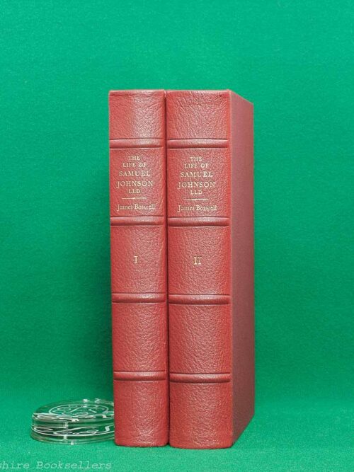 The Life of Samuel Johnson by James Boswell | The Folio Society, 1968 | Two Volumes in Red Leather Bindings The Life of Samuel Johnson by James Boswell | The Folio Society, 1968 | Two Volumes in Red Leather Bindings