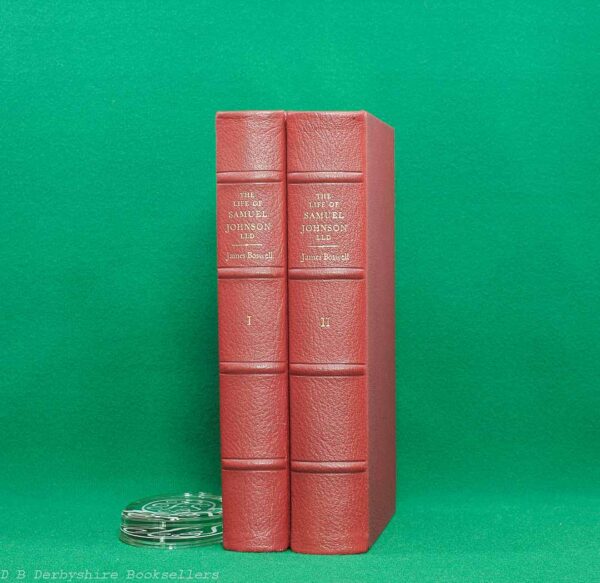 The Life of Samuel Johnson by James Boswell | The Folio Society, 1968 | Two Volumes in Red Leather Bindings The Life of Samuel Johnson by James Boswell | The Folio Society, 1968 | Two Volumes in Red Leather Bindings