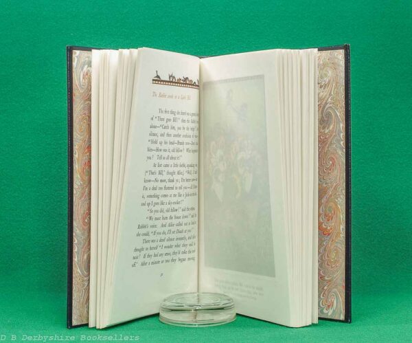 Alice's Adventures in Wonderland by Lewis Carroll | Hodder and Stoughton, facsimile 1982 | illustrated Gwynedd M. Hudson | Leather Limited Edition Alice's Adventures in Wonderland by Lewis Carroll | Hodder and Stoughton, facsimile 1982 | illustrated Gwynedd M. Hudson | Leather Limited Edition